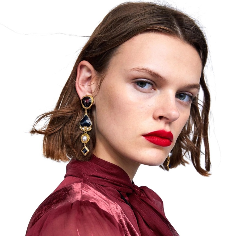 Zara dangle earrings - Picture 2 of 5